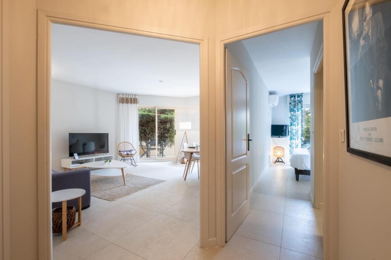 3P Garden-Level Apartment Residence With Pool Cannes Exterior foto